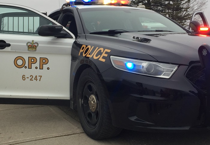 opp investigating break and enter theft at apartment building
