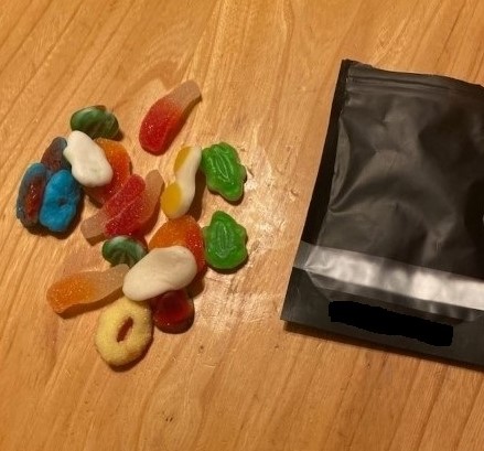 suspected cannabis edibles found in a huron county trick or treat bag