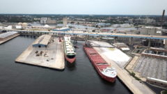 sustainable shipping at the port of milwaukee the wind blows toward a greener future
