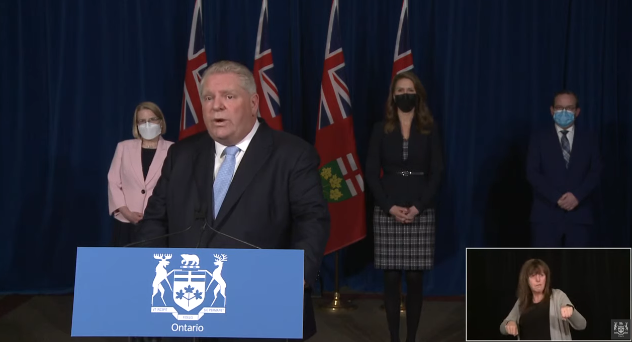 ford declaring provincial state of emergency