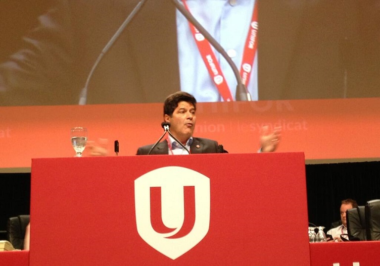 former unifor president accused of accepting 50k from rapid test kit supplier