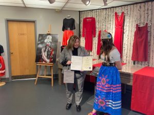 14 year old recognized for her work in representing missing indigenous women and girls