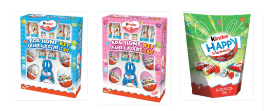 easter themed kinder chocolate recalled over possible salmonella contamination