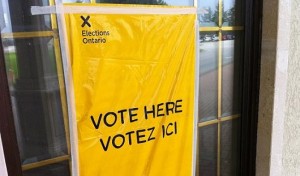 advance poll information for north perth left off cards