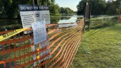 anger uncertainty and a race for answers in huron river chromium spill