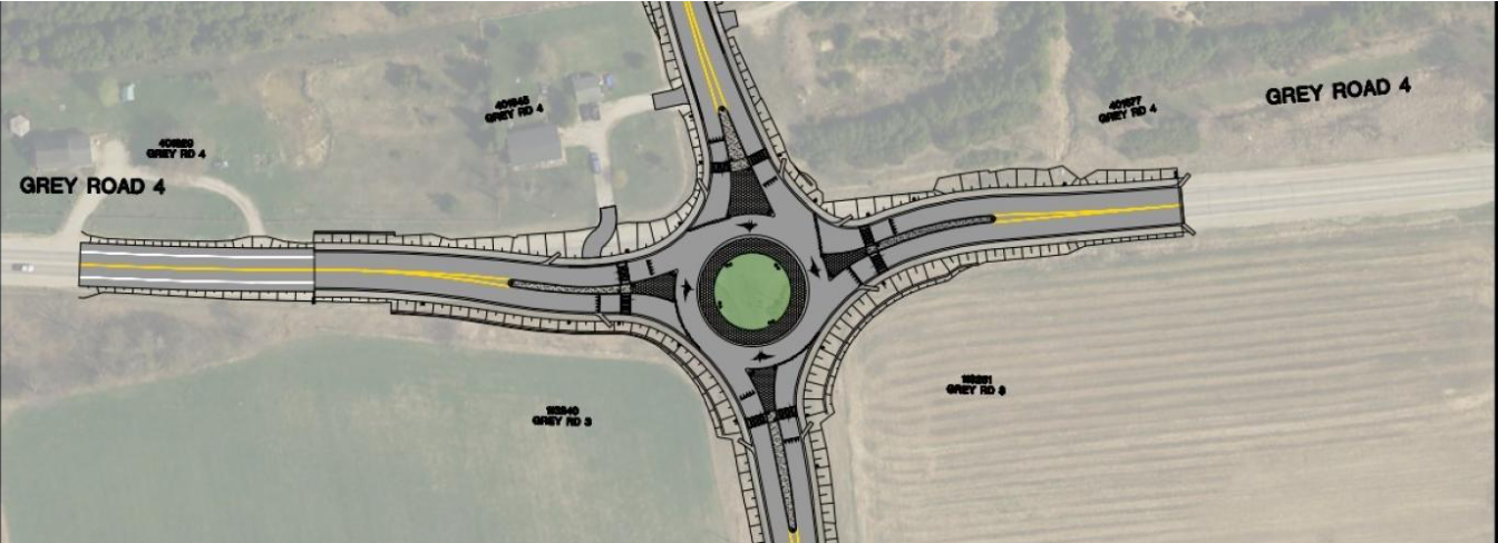 land acquisition process underway for new west grey roundabout