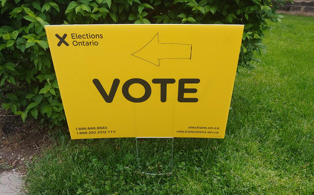 voters being reminded to not damage election signs with municipal elections upcoming