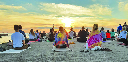 yoga fest draws a crowd for sixth year