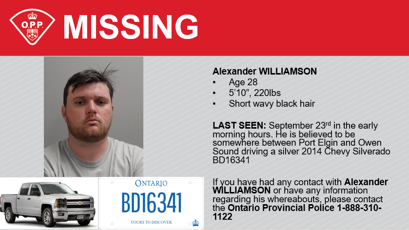Grey Bruce OPP search for missing man