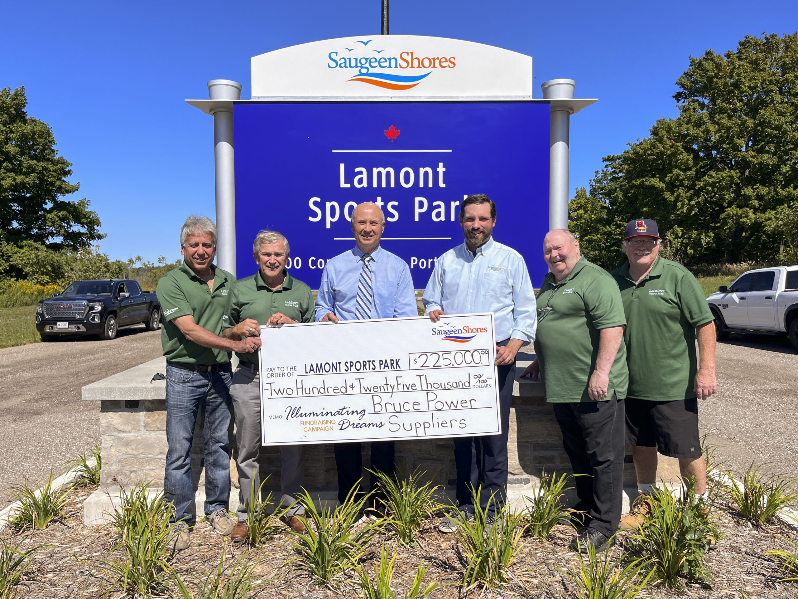 Lamont Sports Park receives large donation from Bruce Power