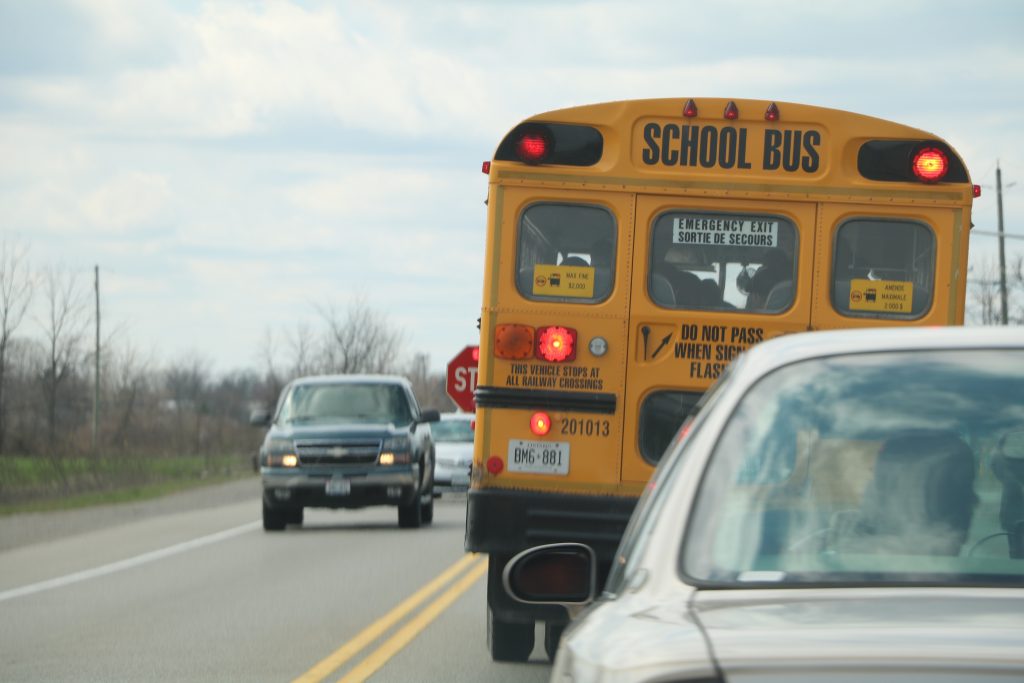 Motorists reminded of new amber-red light systems on school buses
