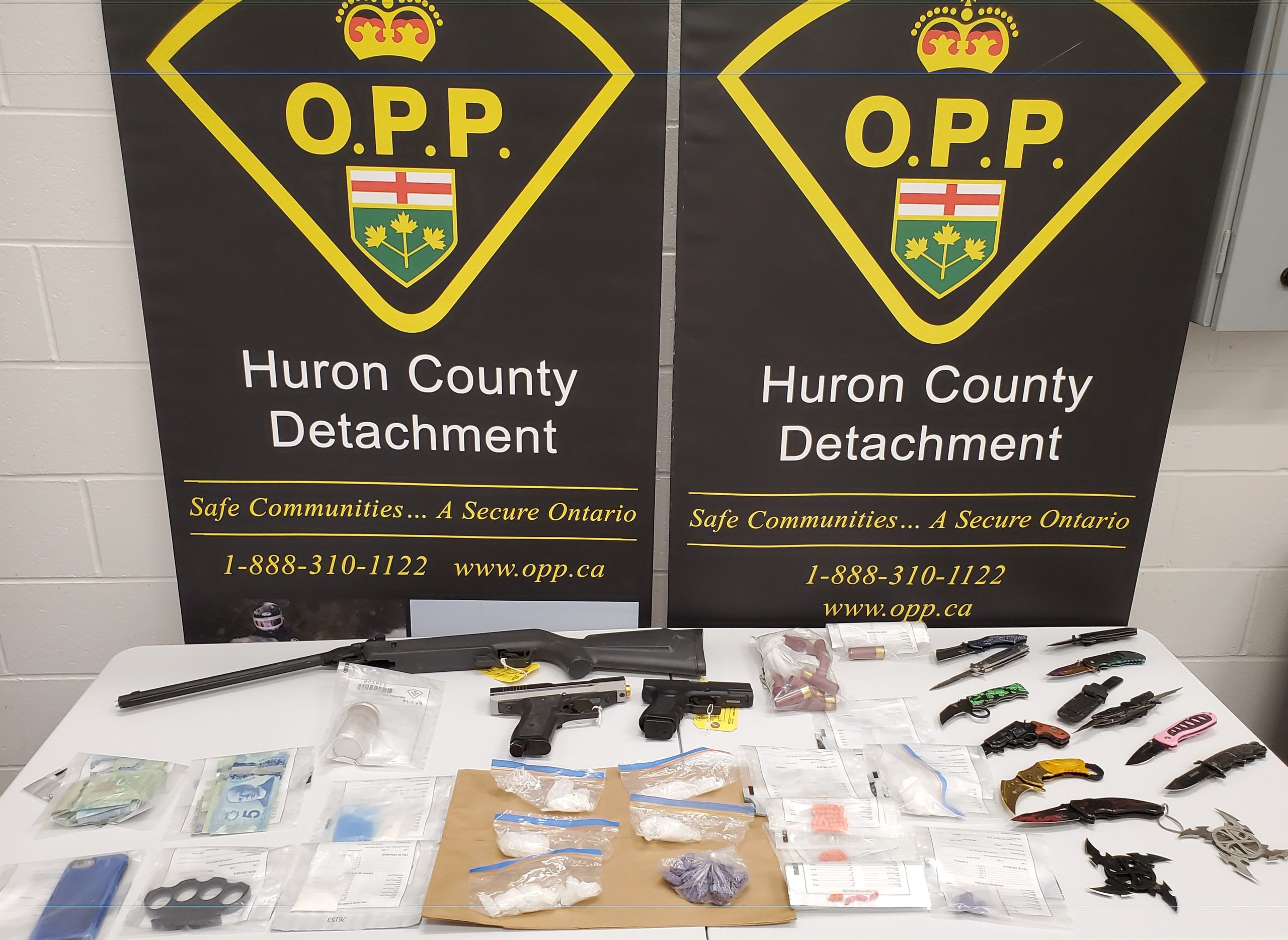 $38K in drugs seized, five Huron County residents charged
