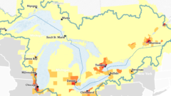 mapping the great lakes where do you live