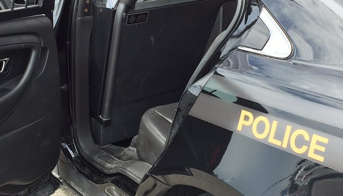 One person charged after hitting police cruiser with stolen vehicle