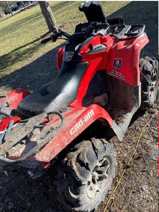 ATV stolen from locked shed in Huron County