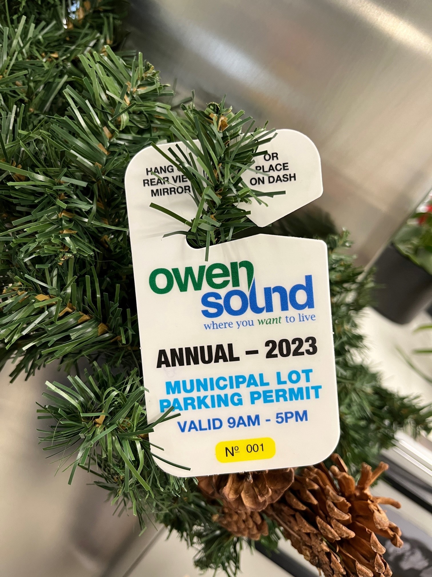 Owen Sound offers annual parking pass