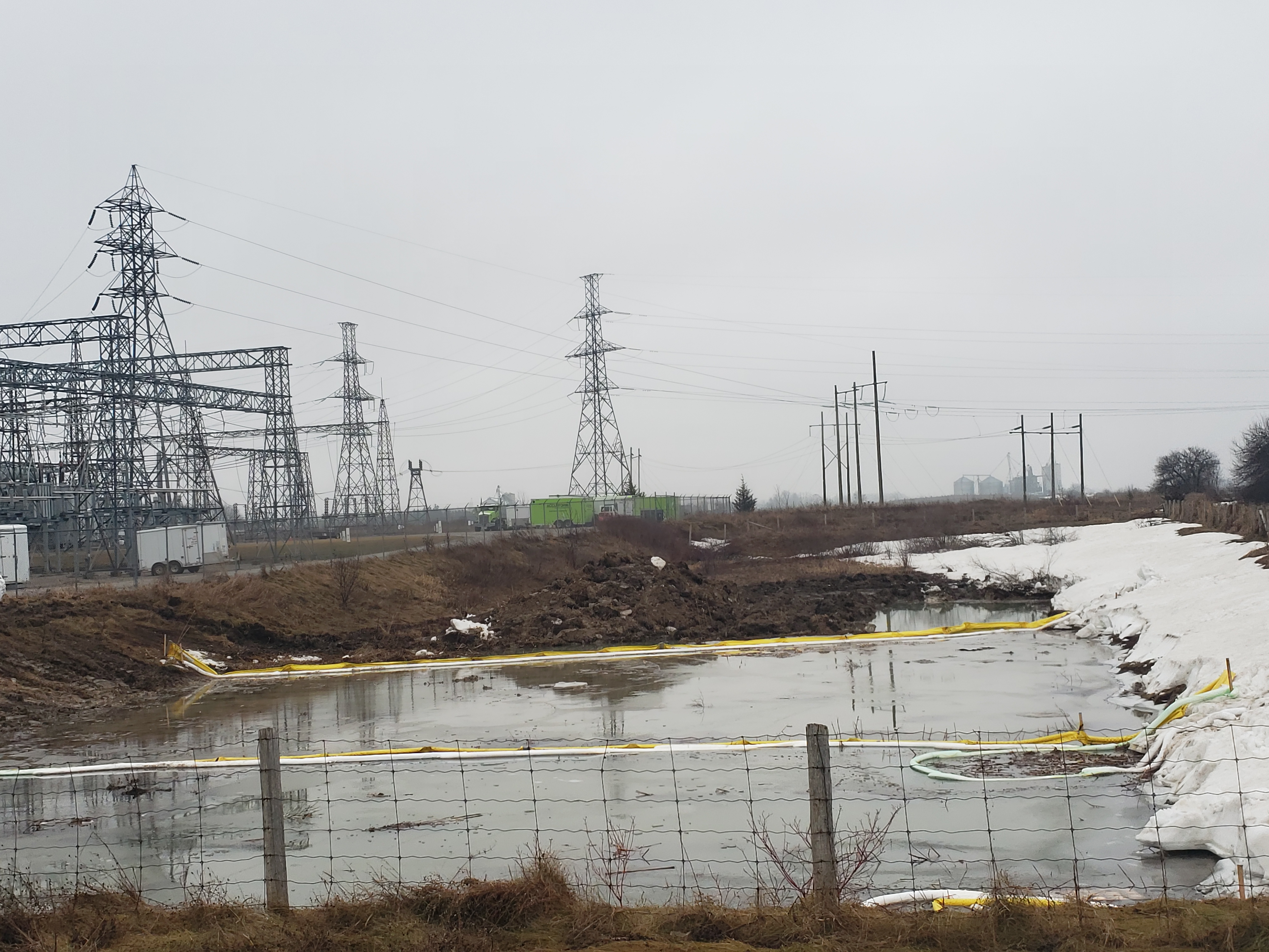 hydro one huron east tight lipped about alleged oil spill 1