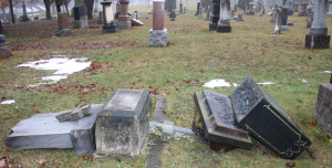 major damage to local cemetery under investigation