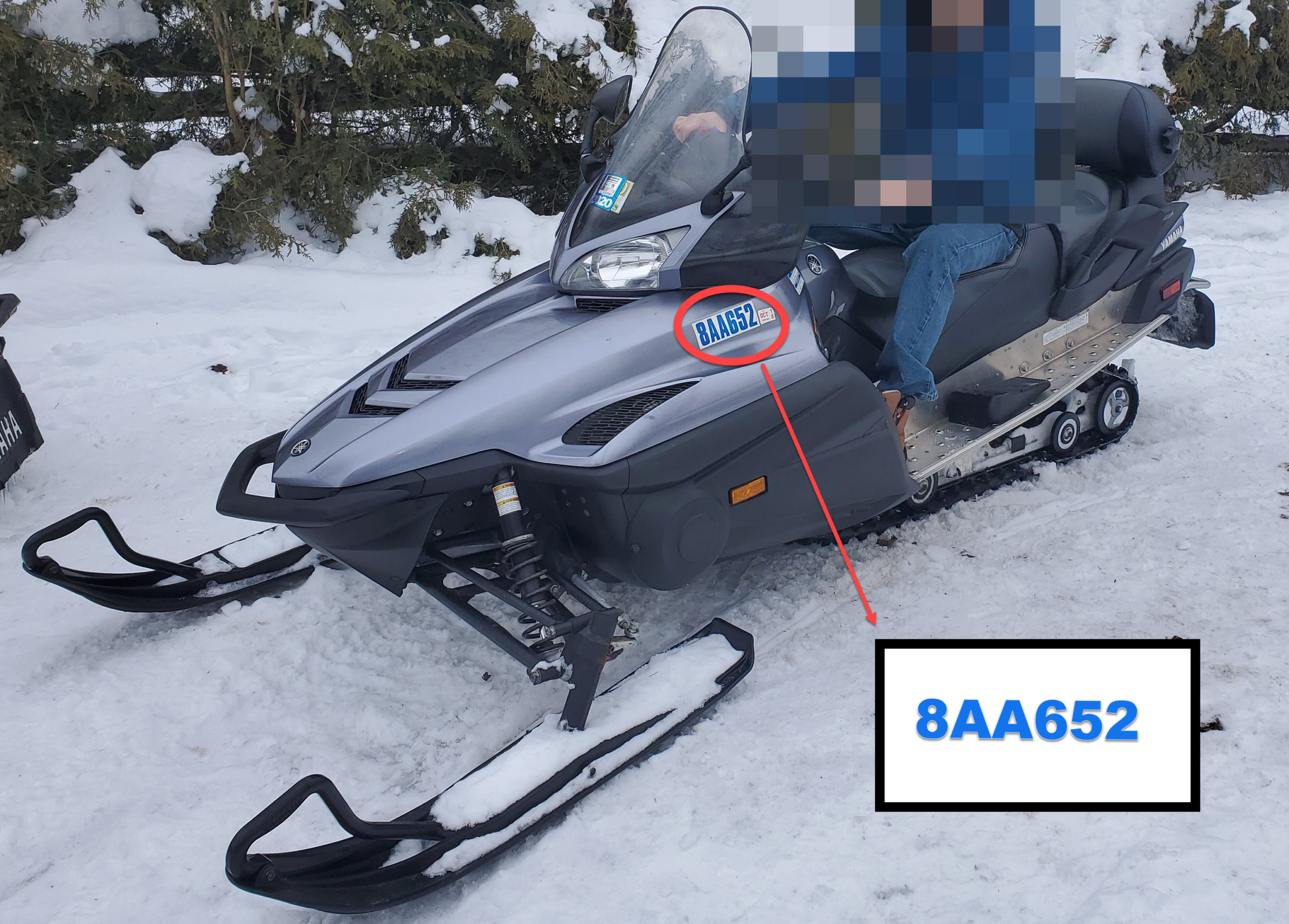 Wellington County OPP search for stolen snowmobile