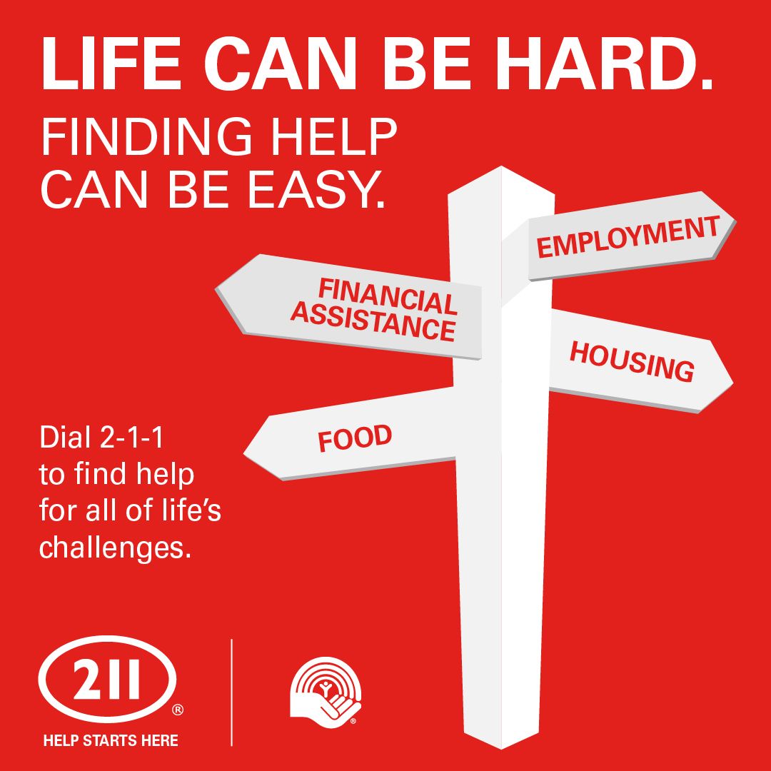 211 day raising awareness of helpline connecting people to services