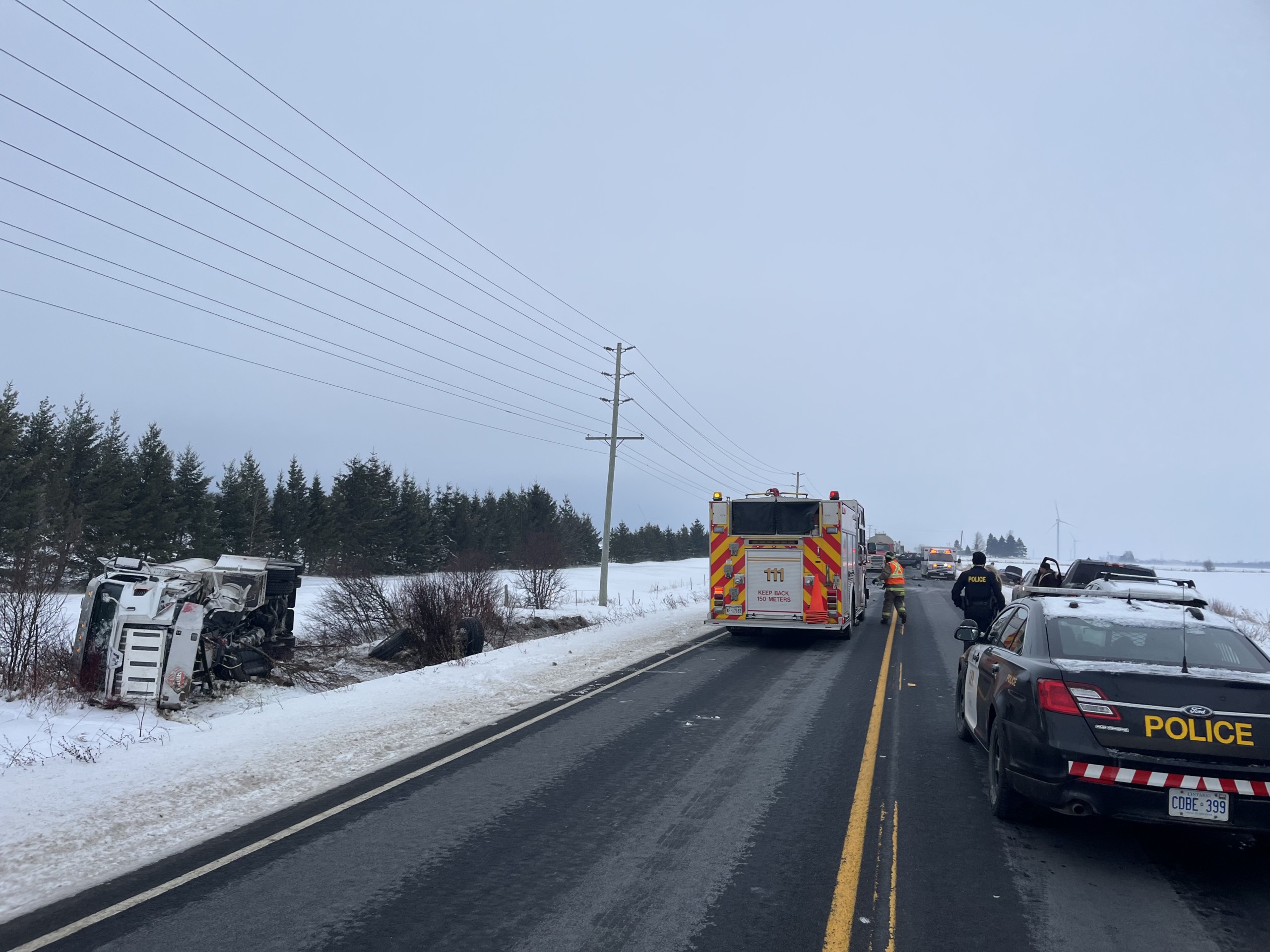 Highway 21 crash victim airlifted with serious injuries