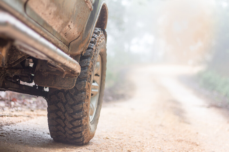 Mud season means messy gravel roads