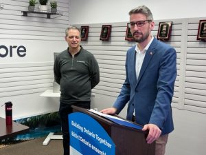 Perth-Wellington MPP announces funding for local manufacturing company