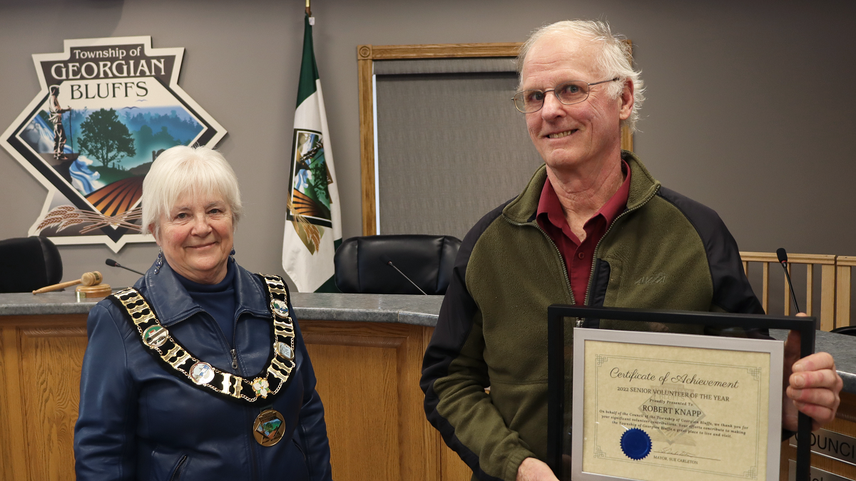 Georgian Bluffs resident receives Ontario Senior of the the Year Award
